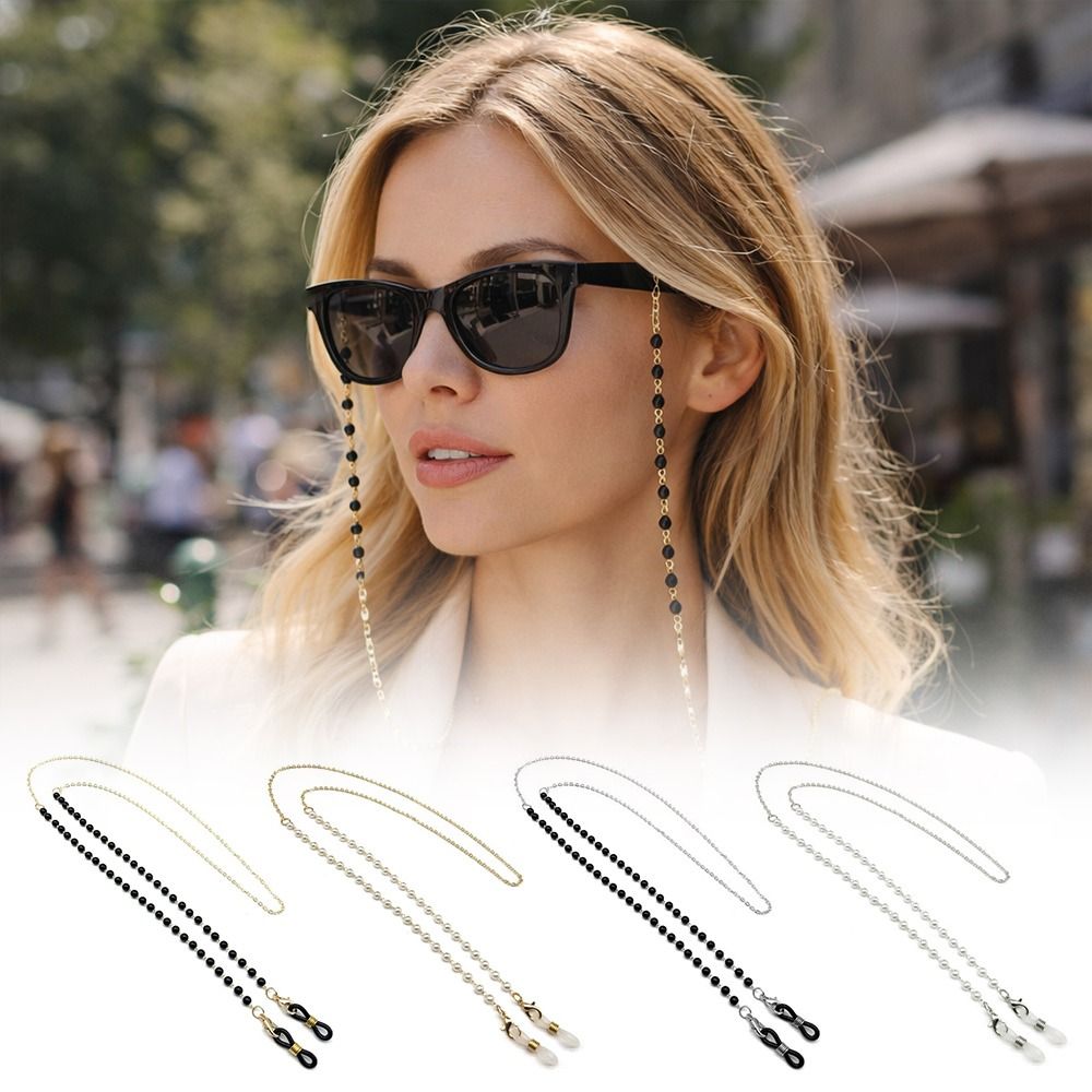 حامل نظارات أنيق مزين بالخرز ع - مراجعة Mask Chain Holder وسعره