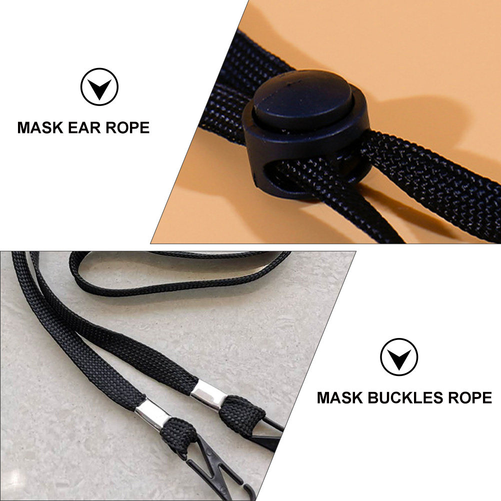 12 قطعة من حبال تثبيت قناع الو - مراجعة Mask Ear Saver Strap وسعره