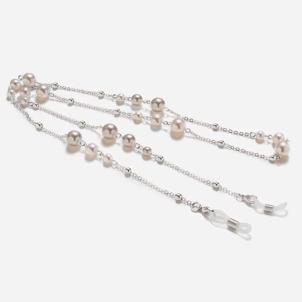 سلسلة نظارات عصرية مزينة باللؤ - مراجعة Mask Lanyard Adjustable وسعره